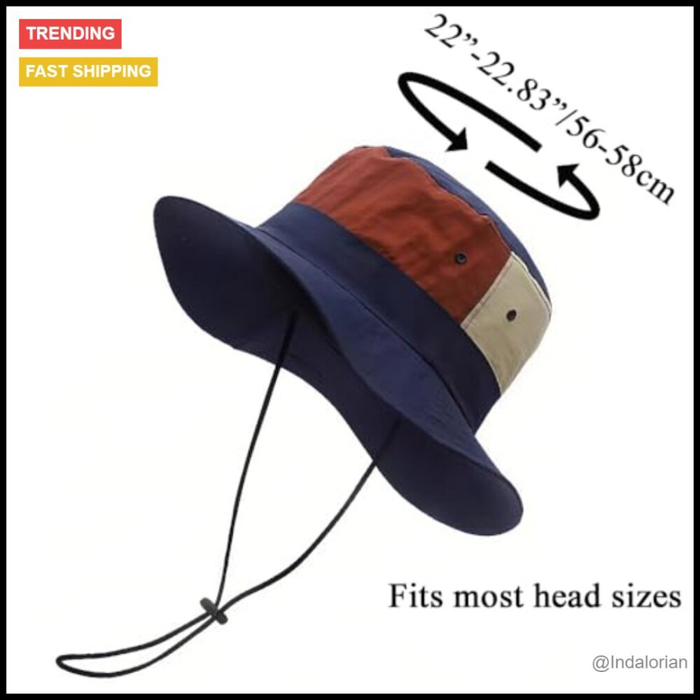 Waterproof Quick Dry Bucket Hat Adjustable Upf 50… - image 3